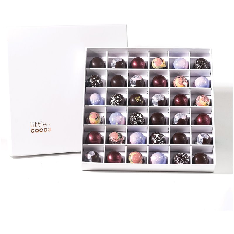 36 9 - Signature Chocolate Gift Box - 36 Pralines - Little Cocoa