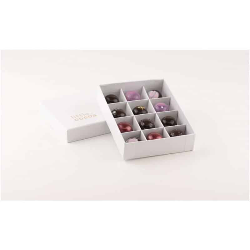 box of chocolates - Signature Chocolate Gift Box  12 Pralines - Little Cocoa