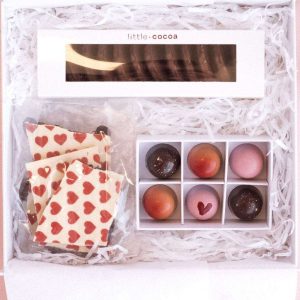 Petite bundle of valentine chocolates