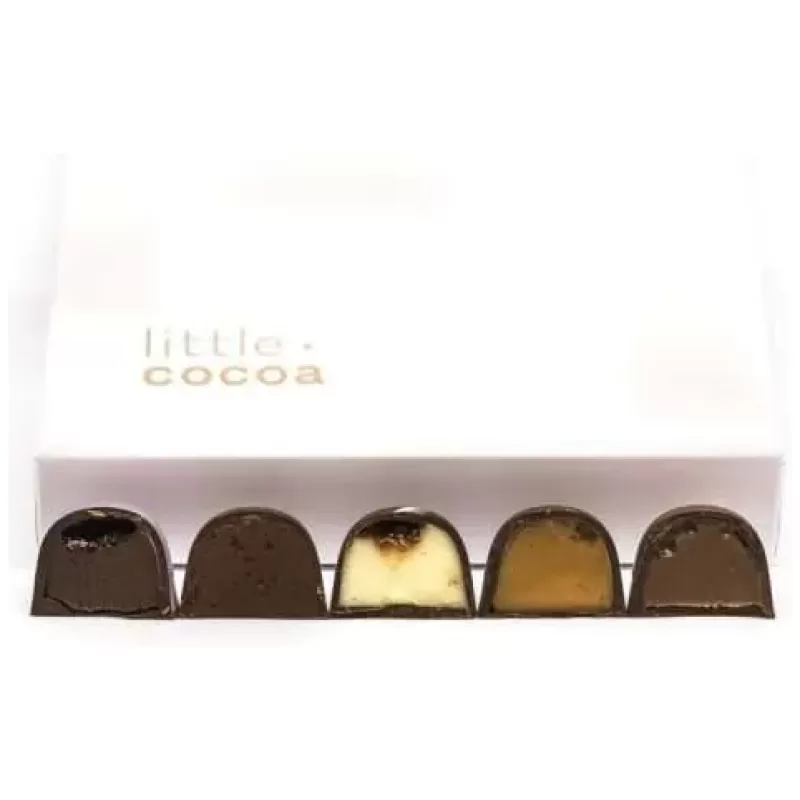 Handcraft artisan chocolate pralines - by little cocoa