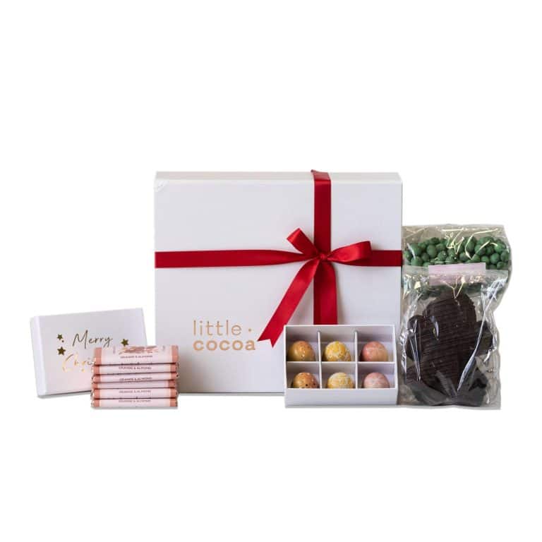 Happy Holidays Gift Bundle Vegan - Christmas Corporate Gifts - Little Cocoa