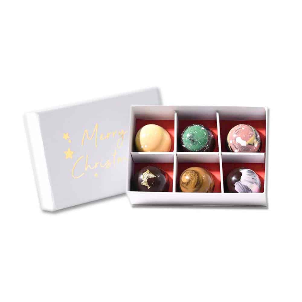 6 piece square - Christmas Corporate Gifts - Little Cocoa