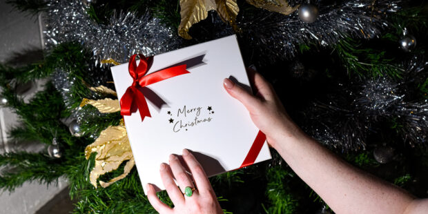 christmas gift box of chocolates client gifting